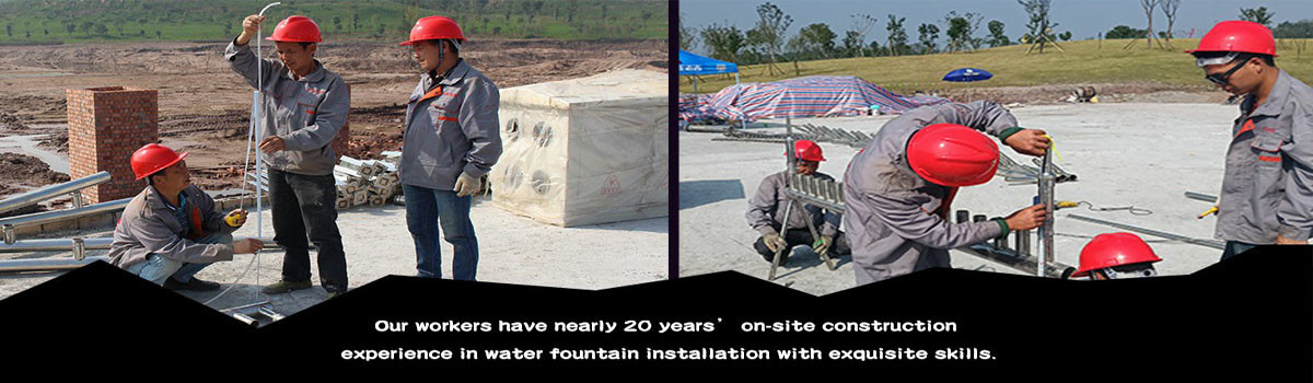 Programmable Water Curtain Fountain , Graphic Water Curtain Sprinkler