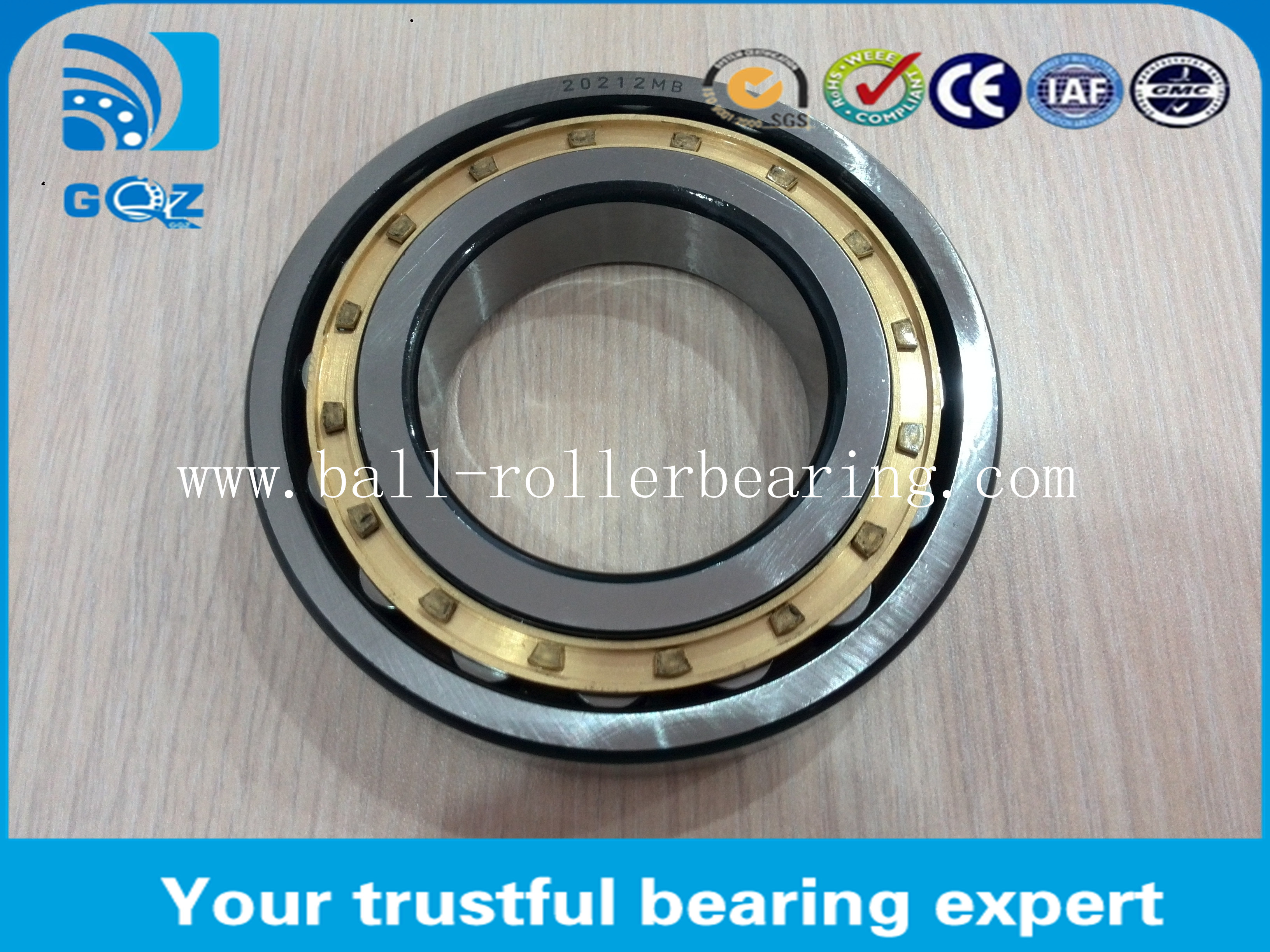 Polyamide Cage 20208-TVP Spherical Roller Bearings Durable 40 X 80 X 18 mm