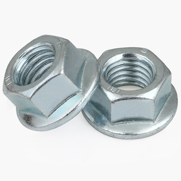 Metric Measurement System DIN 6923 Galvanized Hex Flange Nut With Bolt Accetable OEM