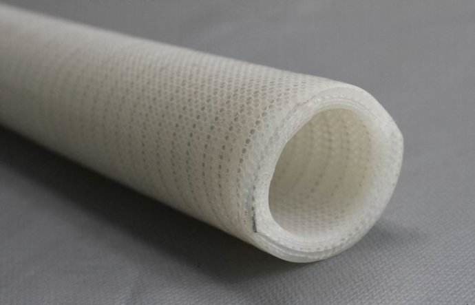 Durable Braided Silicone Tubing Perfect Heat Resistance For Visual Flow Contact