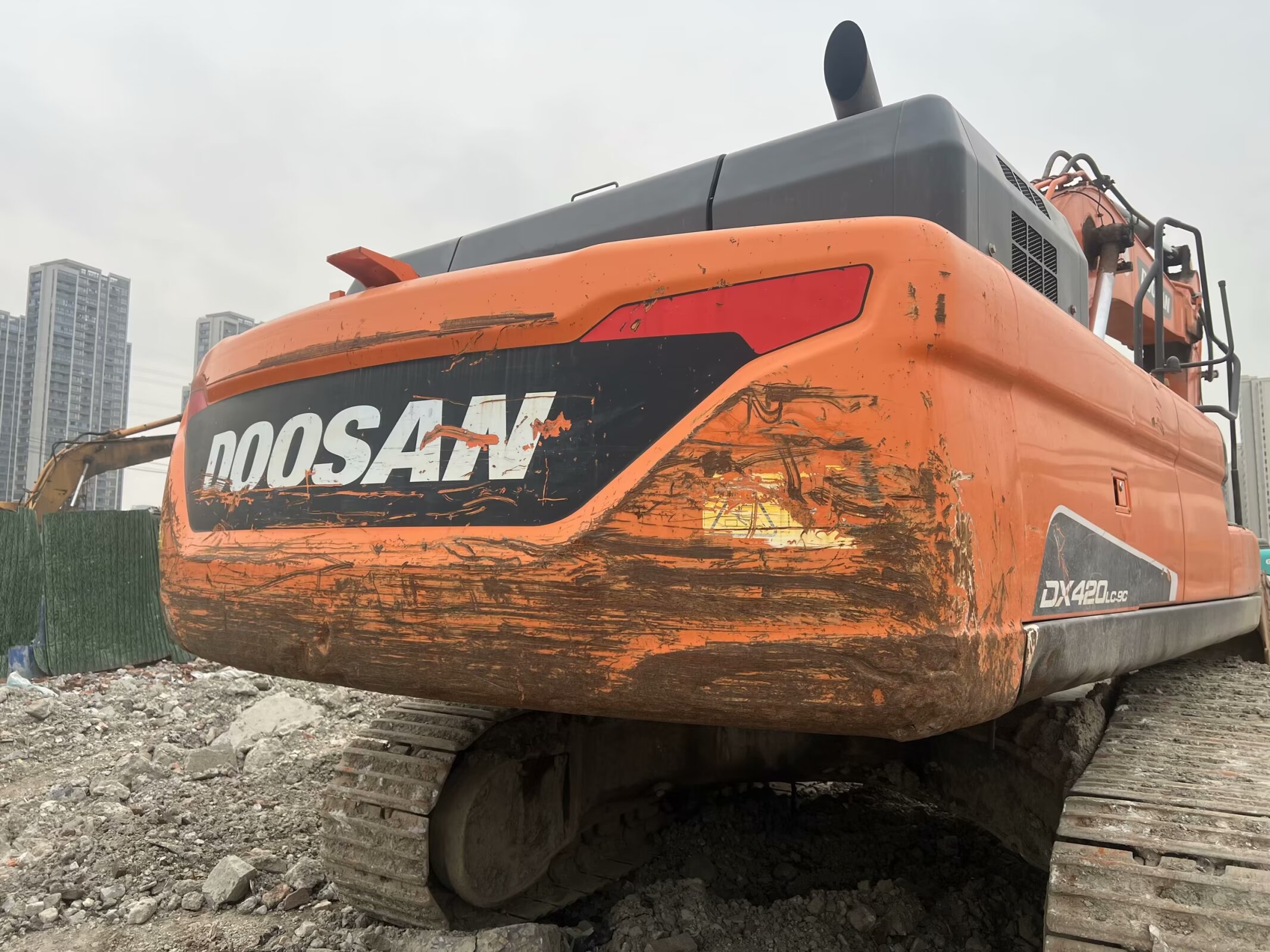Transport Width 3.2 m 2021 Doosan DX420 Used Excavator Doosan Excavator Dx420lc-9c