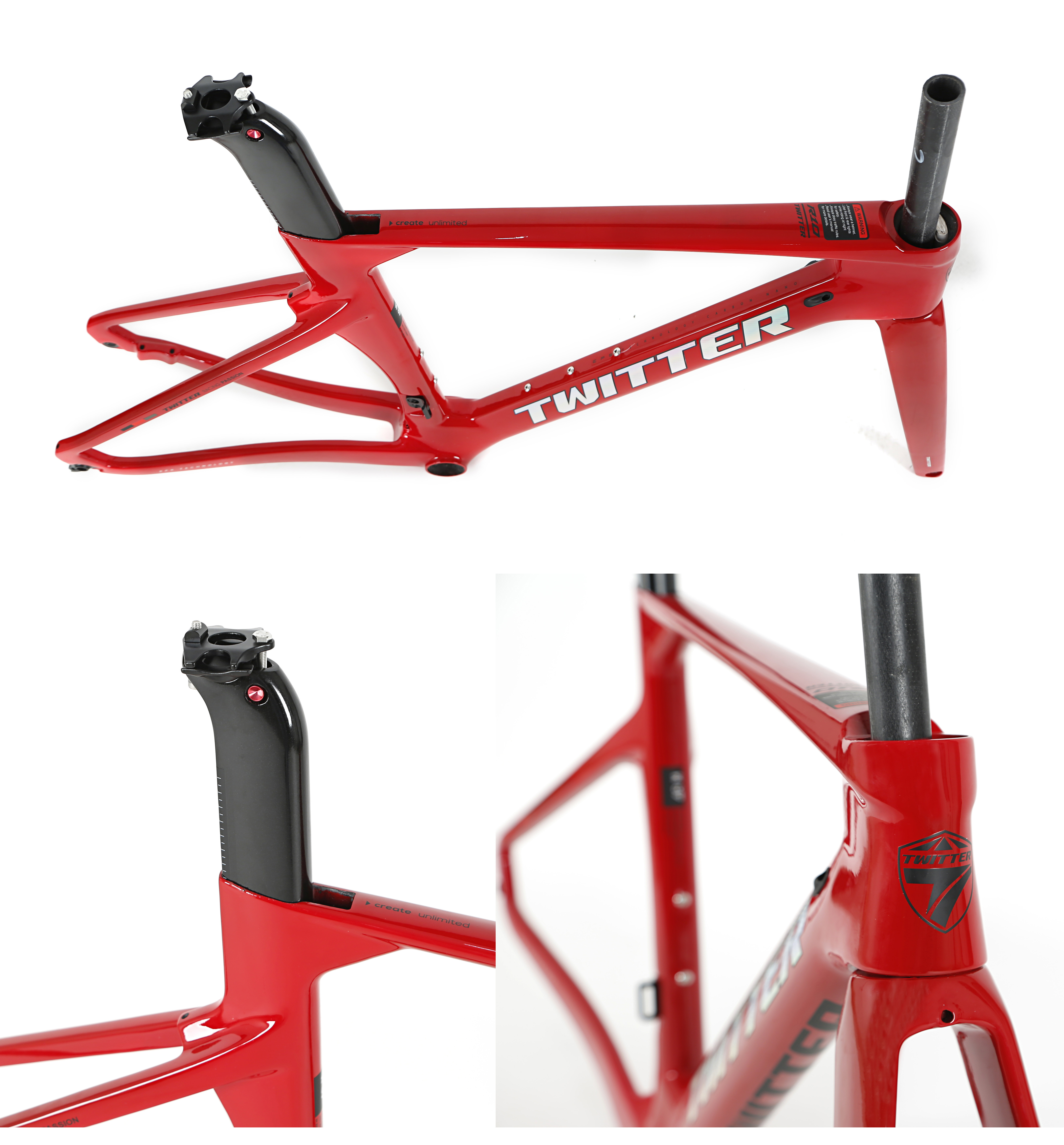 High Quality T800 Carbon Road Bike Frame 56 Cm Road Bike Frame On Sale