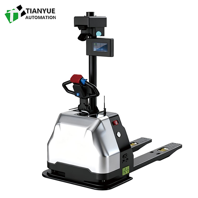 Intelligent Unmanned Forklift with 1.4m Turning Radius, 1500KG Rated Load, and LiDAR Vision SLAM Navigation for Heavy Duty Warehouse Handling