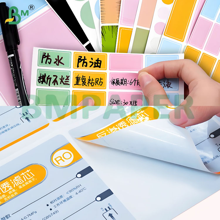 Durable Waterproof Heat Resistant PET Synthetic Paper Sheets