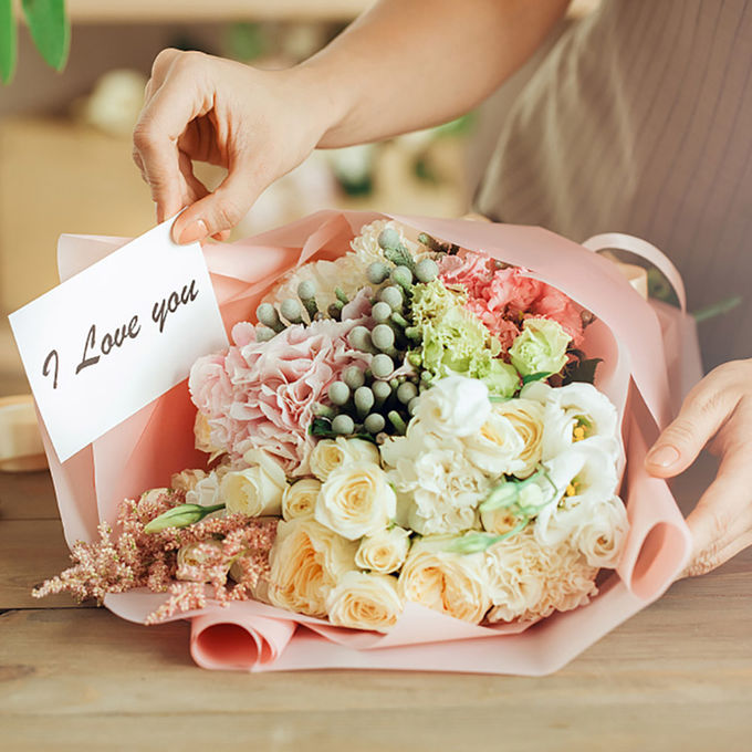 17gsm 23gsm Multicolor Wrapping Paper Flower Bouquet Packaging