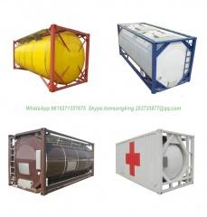 Food Stuff And Non-food / Chemical ISO Tank Containers Insulated 316L Stainless 