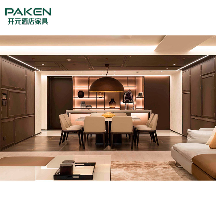 Elegant And Warm Style Customize Modern Villa Furniture Living Room Furniture