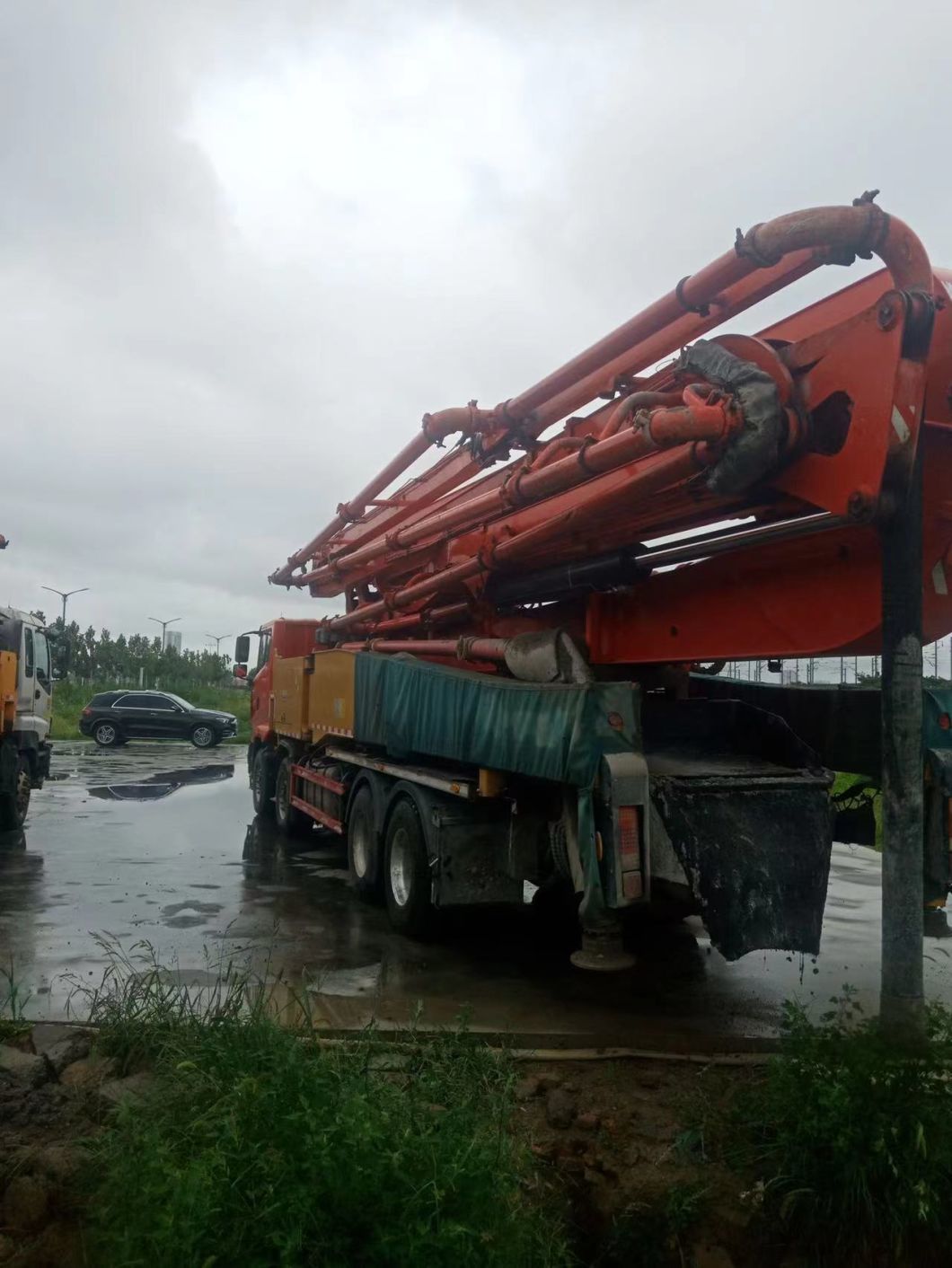2021 (M) SA Ny 56m on SA Ny Truck Concrete Boom Pump Heavy Equipment Construction Machinery Truck Mounted Pump