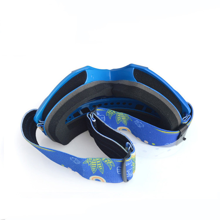 Comfortable Motocross Goggles UV400 Protection With Anti Slip Silicone Strap