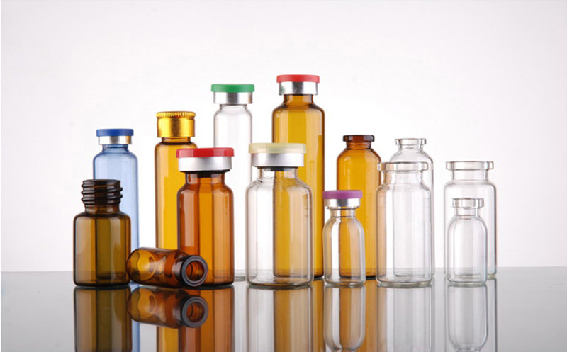 Brown 20ml Medical Glass Vial Neutral Borosilicate Glass Bottle For Injection