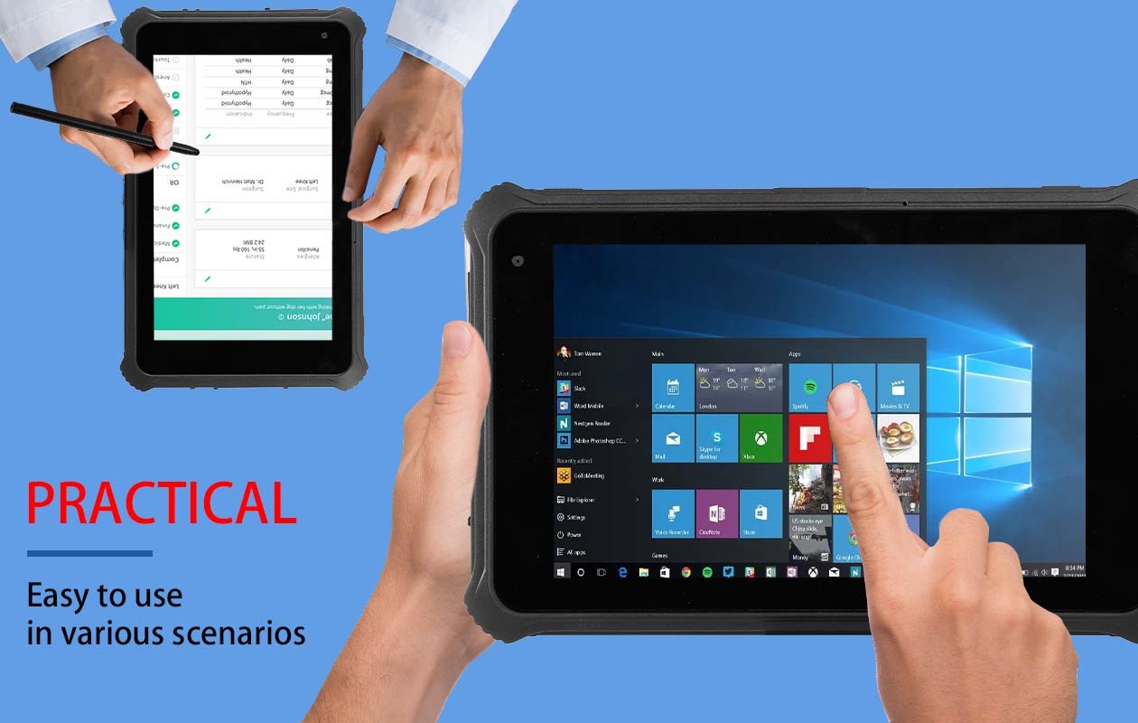 Stable Rugged Industrial Panel PC Mini Laptop Wireless Bluetooth