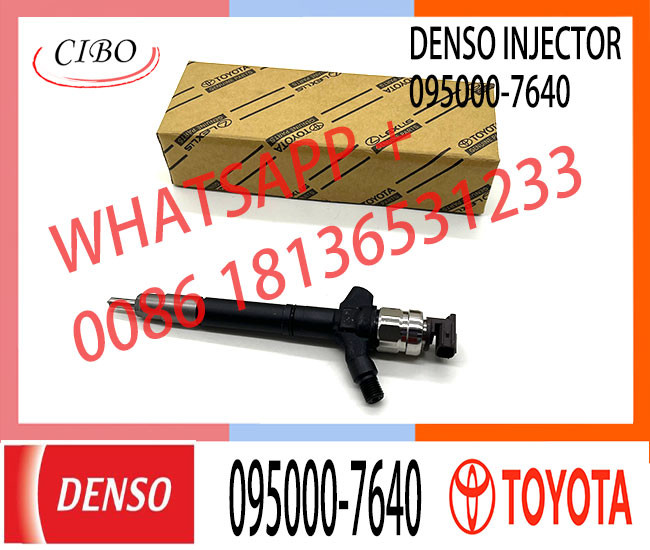High Quality Diesel Common Rail Fuel Injector 095000-7640 for Corolla Verso Rav4 2AD-FTV 23670-0R170