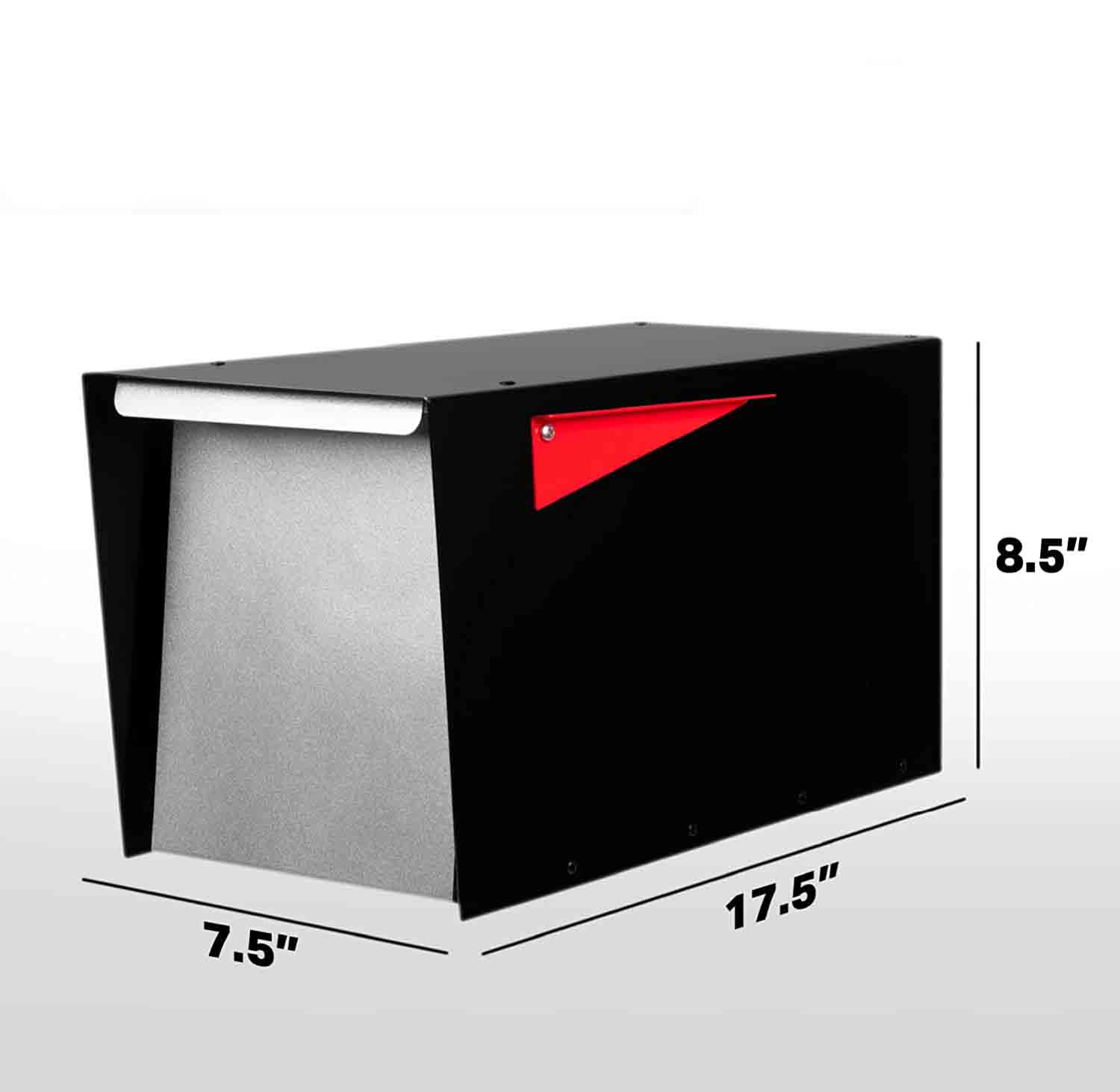Large Capacity Mail Box,Galvanized Steel Rust Proof Metal Post Box Mailboxes