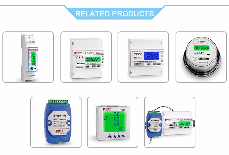 CT Type Connect Wire 7 DIN Modules Single-Phase Digital Electric Panel DC Voltage Meter Hack