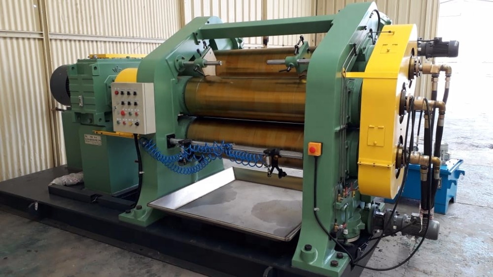 CE ISO Certified Wax Fabric Calender Machine with 75kW Power and Video Technical Support