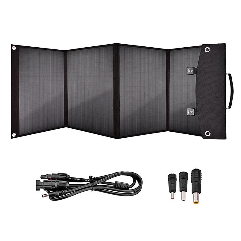 Cellphone Charging 120w Folding Solar Panels With TPT PET EVA Solar Cell Water Fabric