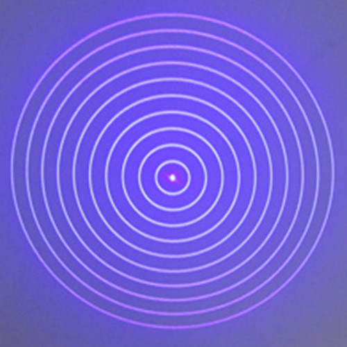 Ten Concentric Circles DOE Laser Module RGB Locating Continuous Type