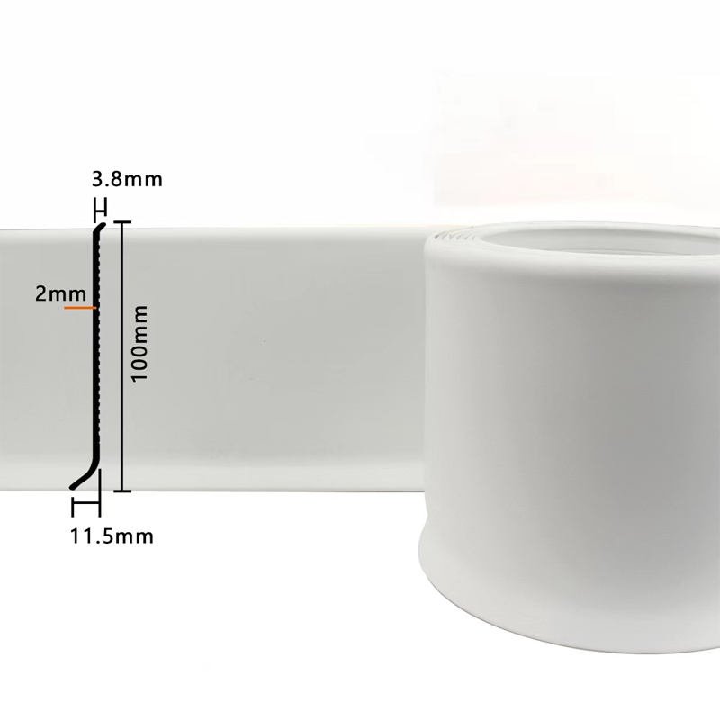10mm Black PVC Skirting Board The Ultimate Solution for Wall and Floor Decoration