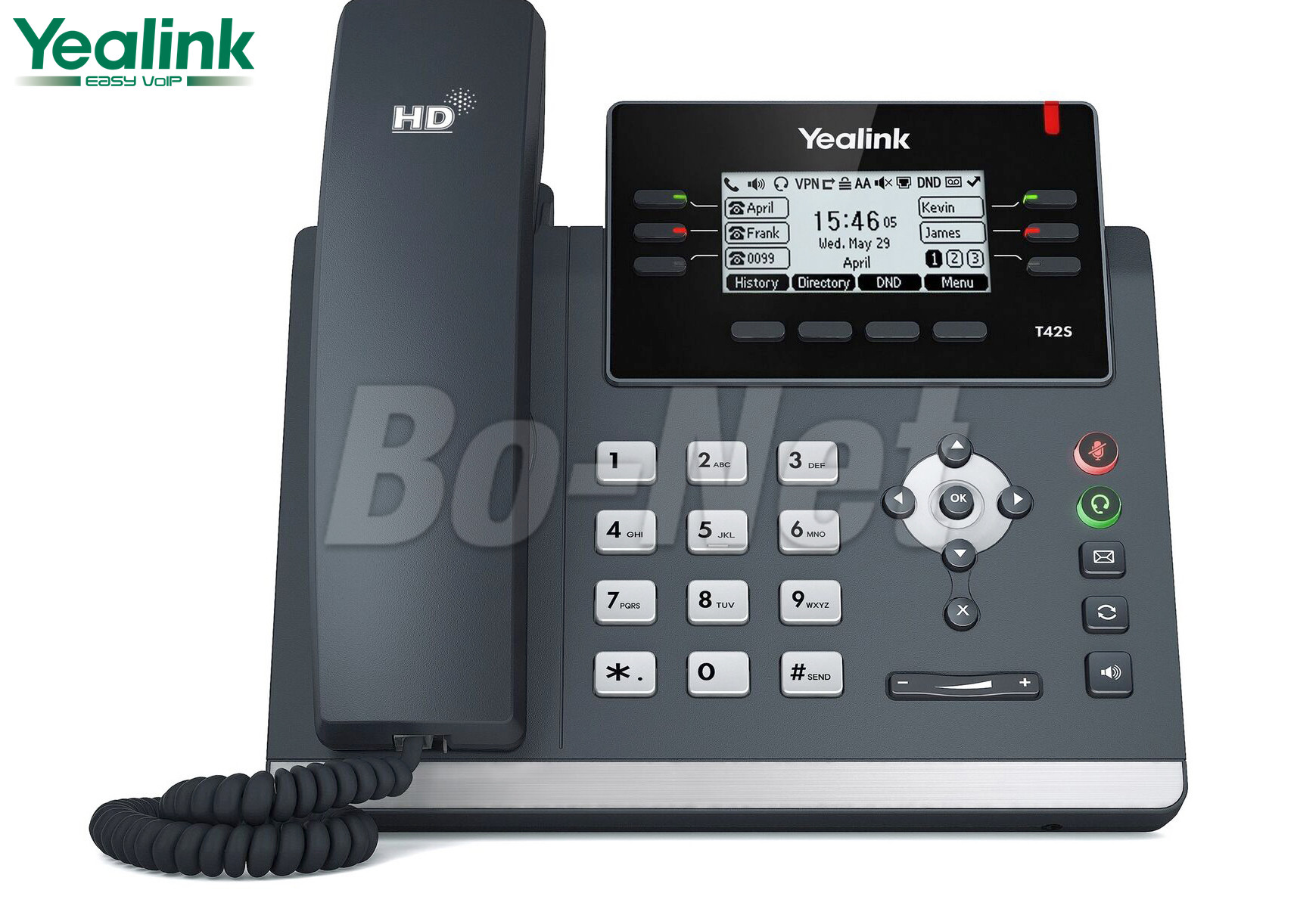 HD Video ConferenceCisco IP Phone Yealink T4 Series SIP-T42S 12 Line 6 SIP Account