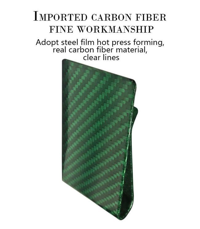 Heat Resistant Ultra Light Carbon Fiber Money Clips
