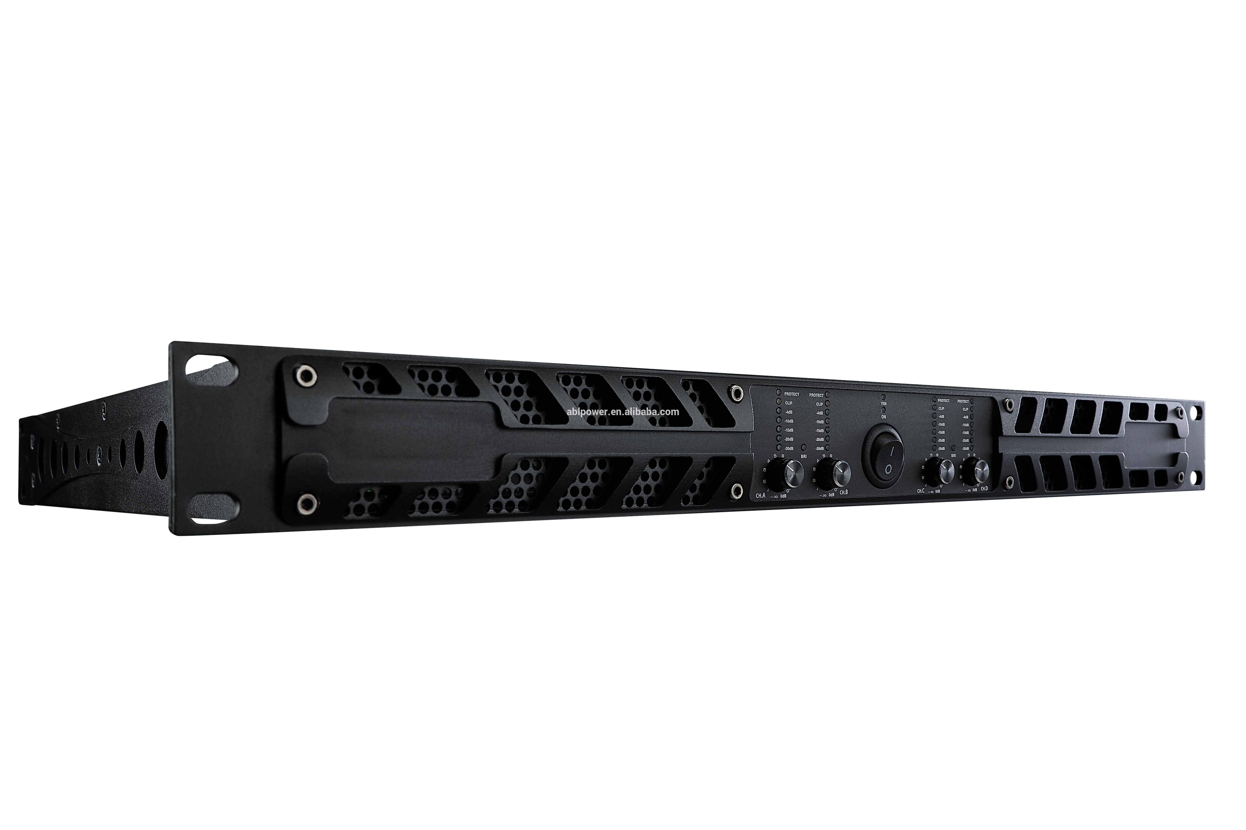 10k Ohm Unbalanced 70db 1U Class D Digital Amplifier