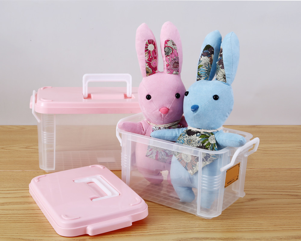 Stacking Clear Plastic Stacking Storage Boxes Bins With Lid