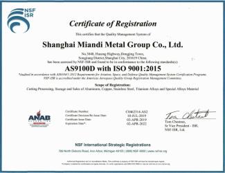 Shanghai Miandi Metal Group Co., Ltd