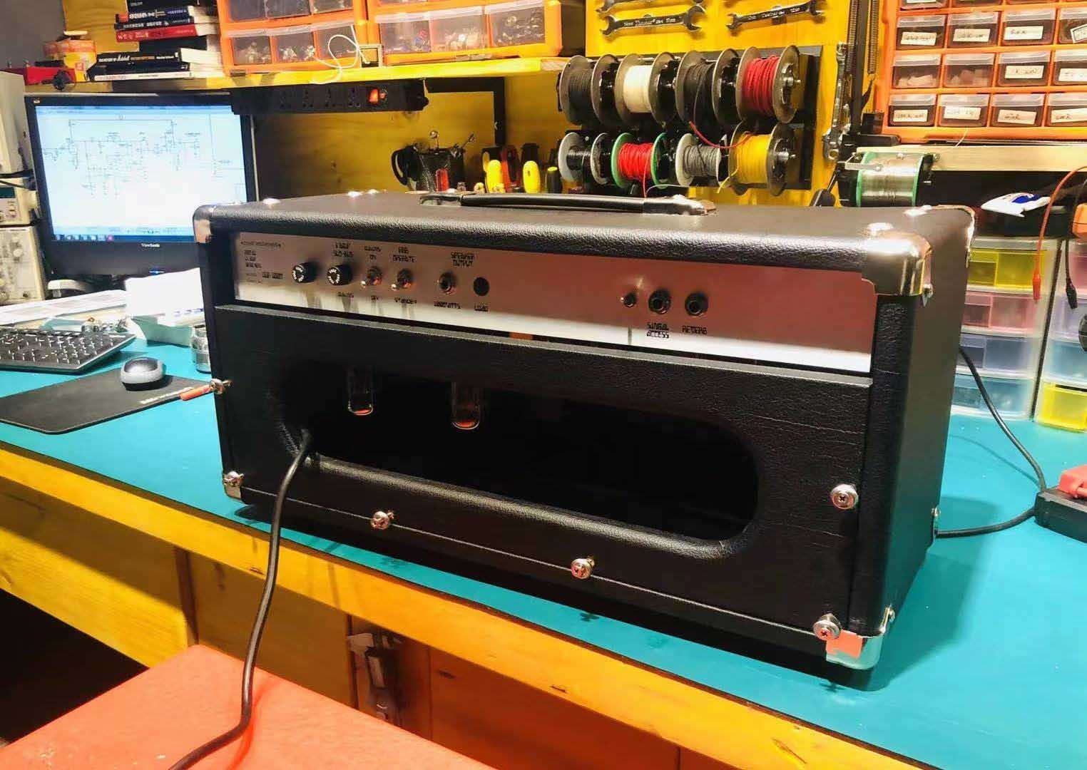 Custom Grand Tube Amplifier Head Overdrive Special Reverb 60W 2*6L6 5*12ax7 1*12at7 Tubes