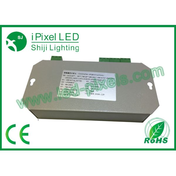 DC5V-24V Input Voltage LED Pixel Controller 3W 2048pixels SD Controller K-1000C