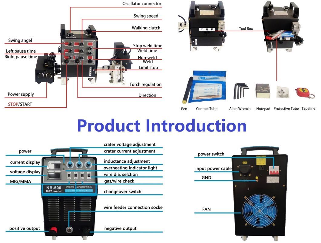 Welding Carriage Welding Equipment Machine with Flexible Rail Tracktor