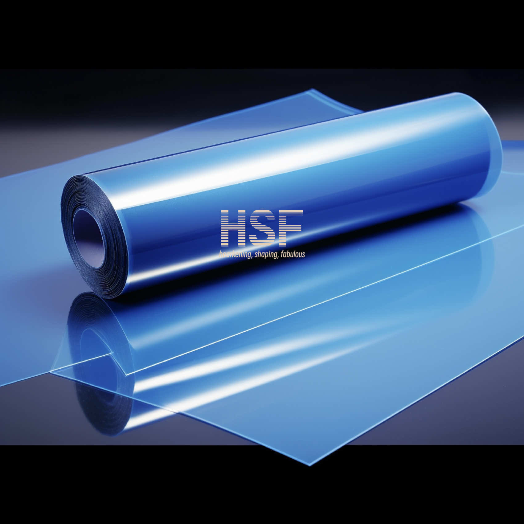 Silicone Coated PET Release Film 36uM Light Blue Translucent