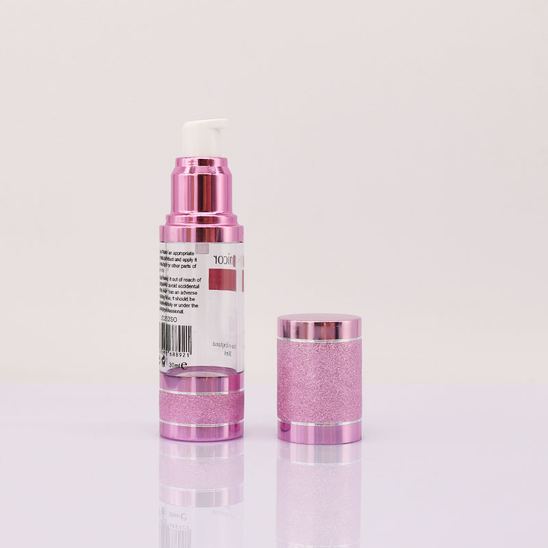 10ml - 30ml Clear Plastic Airless Pump Bottles Propellant Free Dispensing For Serum