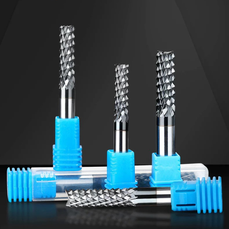 Tungsten Steel Alloy Corn Milling Cutter Composite CNC Tool Coarse Teeth Fast Cutting