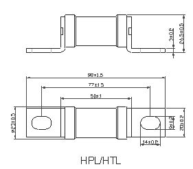 High Rupturing Capacity Fuse British Standard Fuses UL Certified BS88 Fuse Made in China