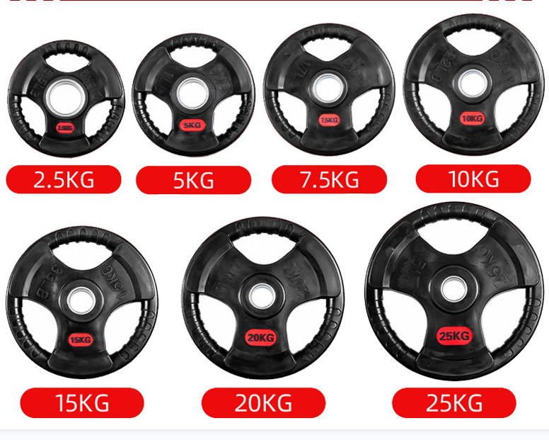 High Quality Gym Fitness Equipment Free Weight Training Weight Barbell Plates