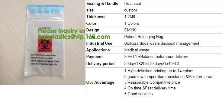 Lab, Hospital, Healthcare, Safety, Infectious, Medical Waste Disposal Warning Label Sterilization Indicate