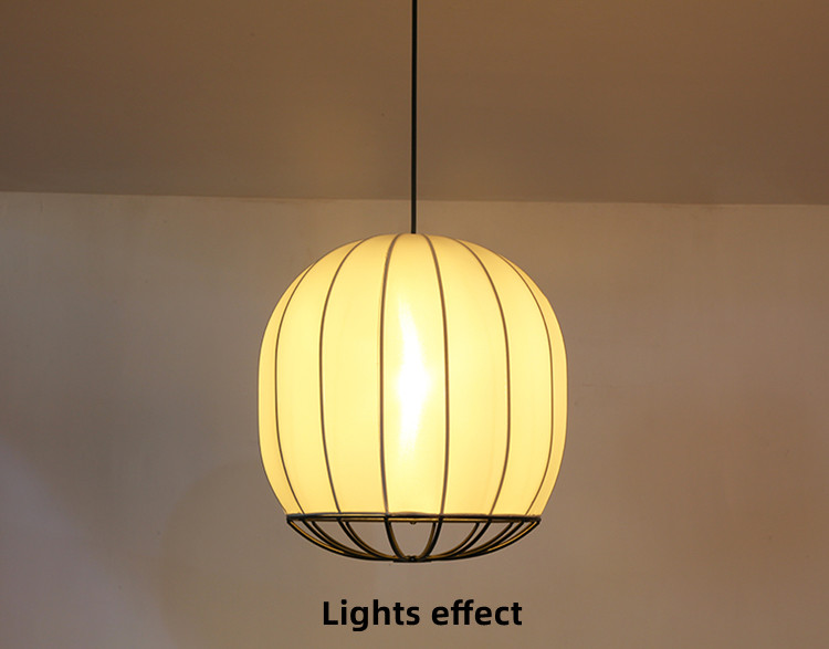 Modern and Minimalist Fabric Chandeliers Restaurants Living Rooms Hotels Homestays Lanterns lamp(WH-AP-594)