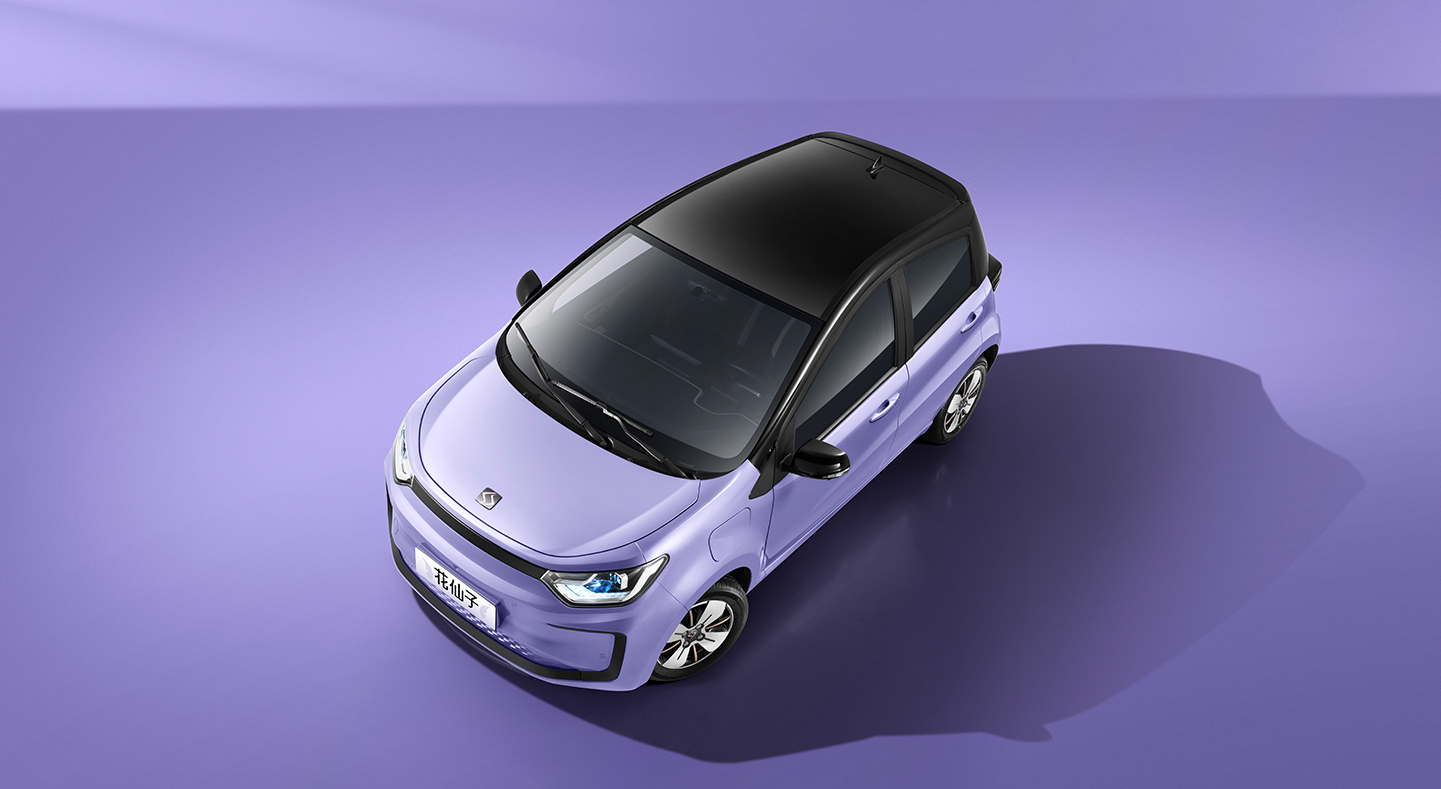 4 Seater Mini EV Cars Sihao Huaxianzi 4 Wheel High Speed Electric Car