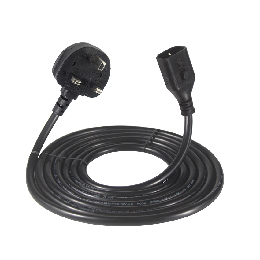 1M Electric Power Cord 13A 250V Ac Extension Cable For Rice Cooker