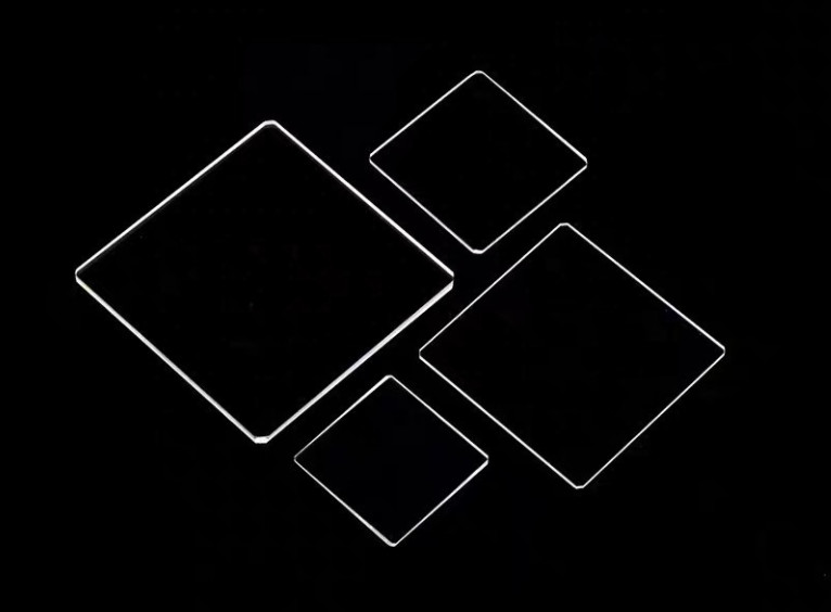 High Temperature Resistance Square Fused Silica Quartz Glass Sheet