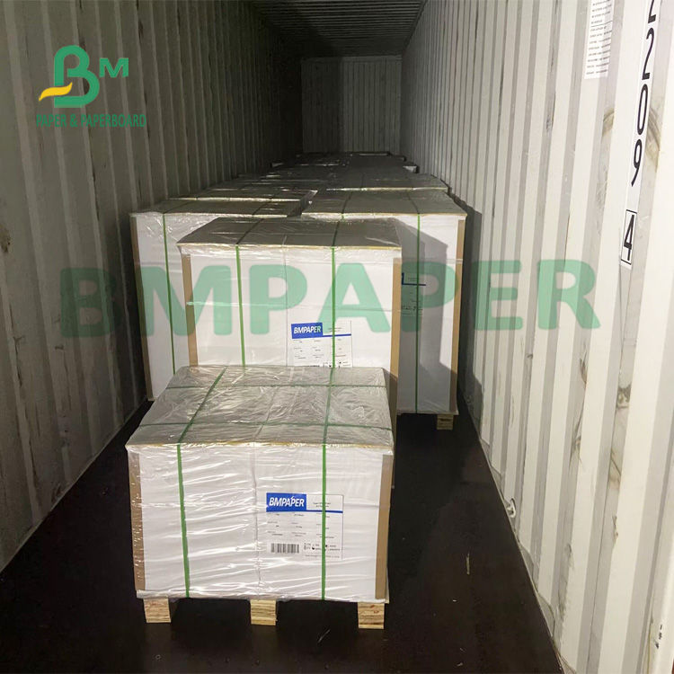 Double Side Coated  C2S Art Paper Good Smooth And High Whiteness