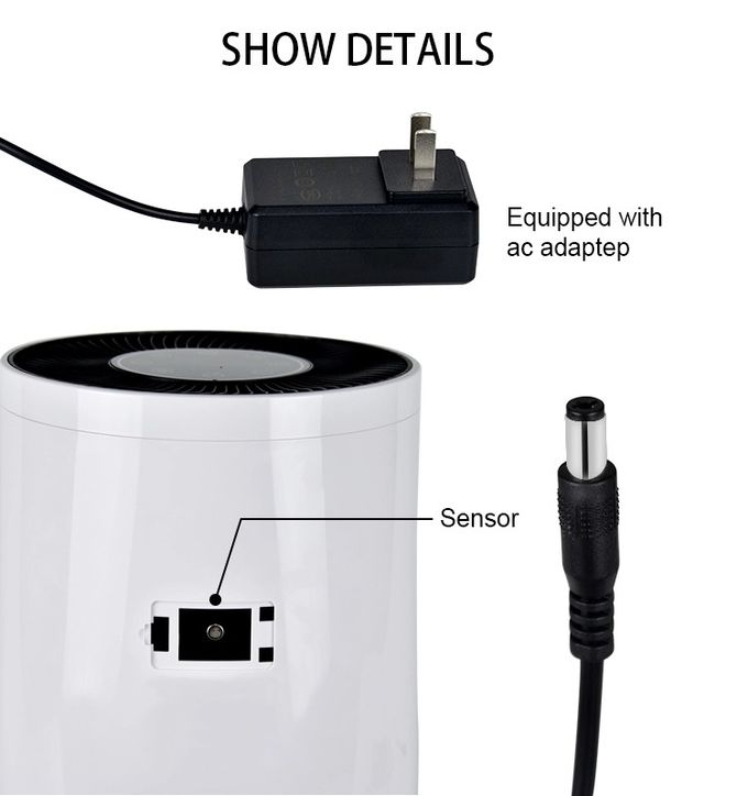 Remote Control Charcoal Central Hepa Air Purifier 110M3/H 15w
