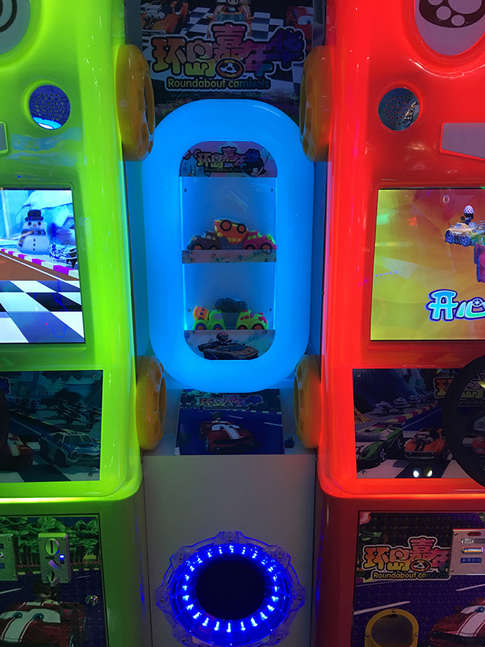 Interesting Coin Operated Racing Game Machine English Version Car For Game Center