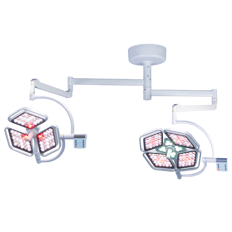 Dual Head LED Surgical Light Operating Lamp Touchscreen Control & Shadowless Technology