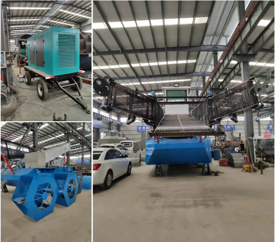 River Clean 1000m2 / Hour Trash Skimmer Machine Weed Dredger