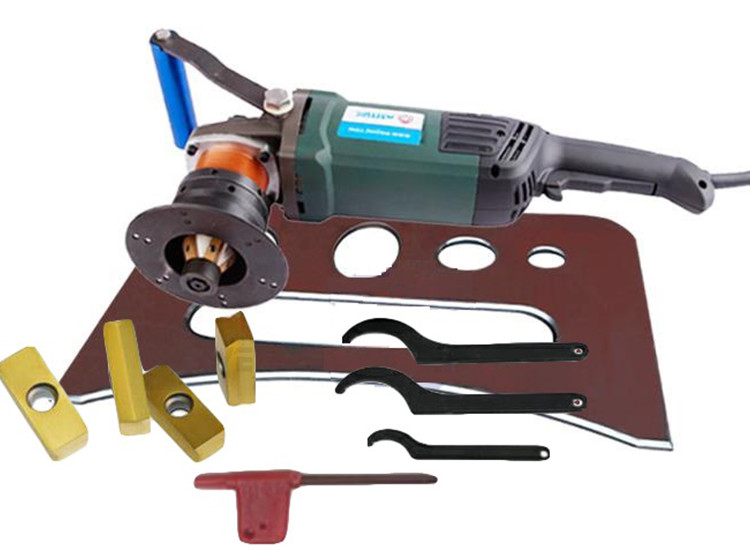 Handheld portable beveling machine curve straight line plate hole pipe multifunctional deburring radian steel plate cham