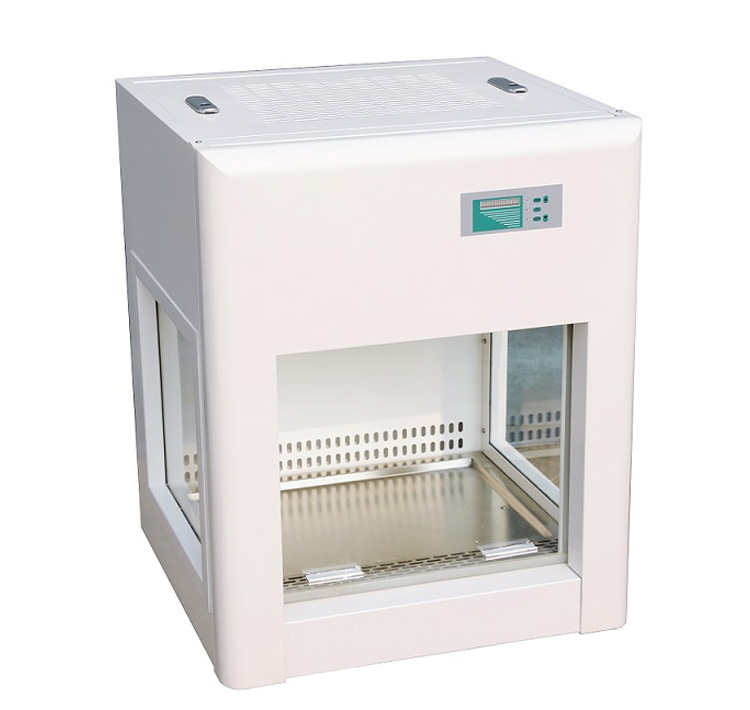 Vertical Airflow Mini Laminar Flow Cabinet for 10kg Work Surface Bearing and HEPA Filter