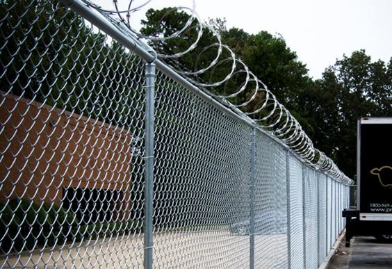 Black Pvc Coated 5 Foot Steel Chain Link Fencing Lightweight