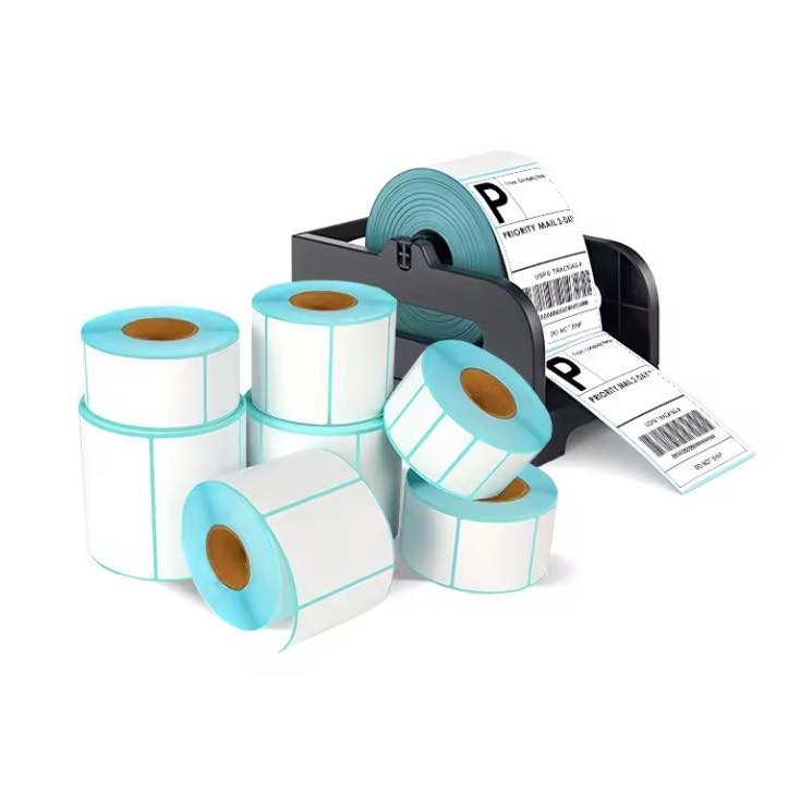 Eco Thermal Paper Adhesive Sticker Label Barcode Label Barcode Sticker HM2033L