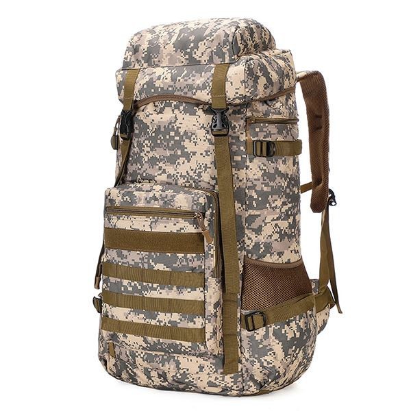 Tactical Military Army Backpack, Tactical Hiking Daypack 70-85L Military MOLLE Assault Backpack Army Traveling Campi